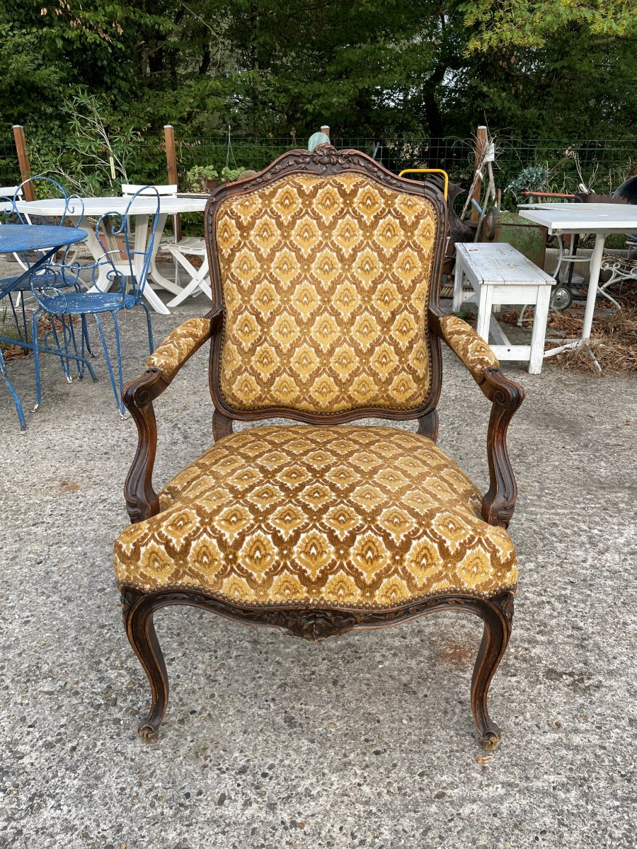 Louis XV-style Armchair -photo-2