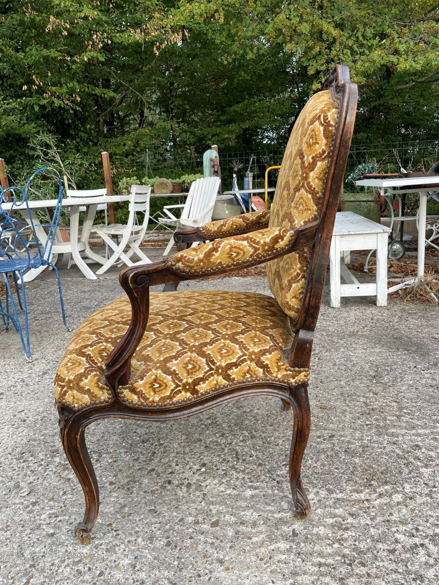 Louis XV-style Armchair -photo-2
