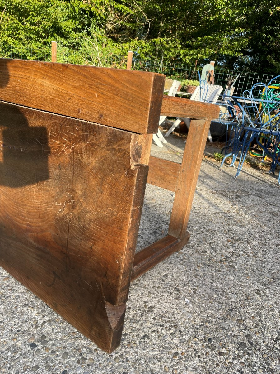 Farm Table And 2 Benches -photo-4