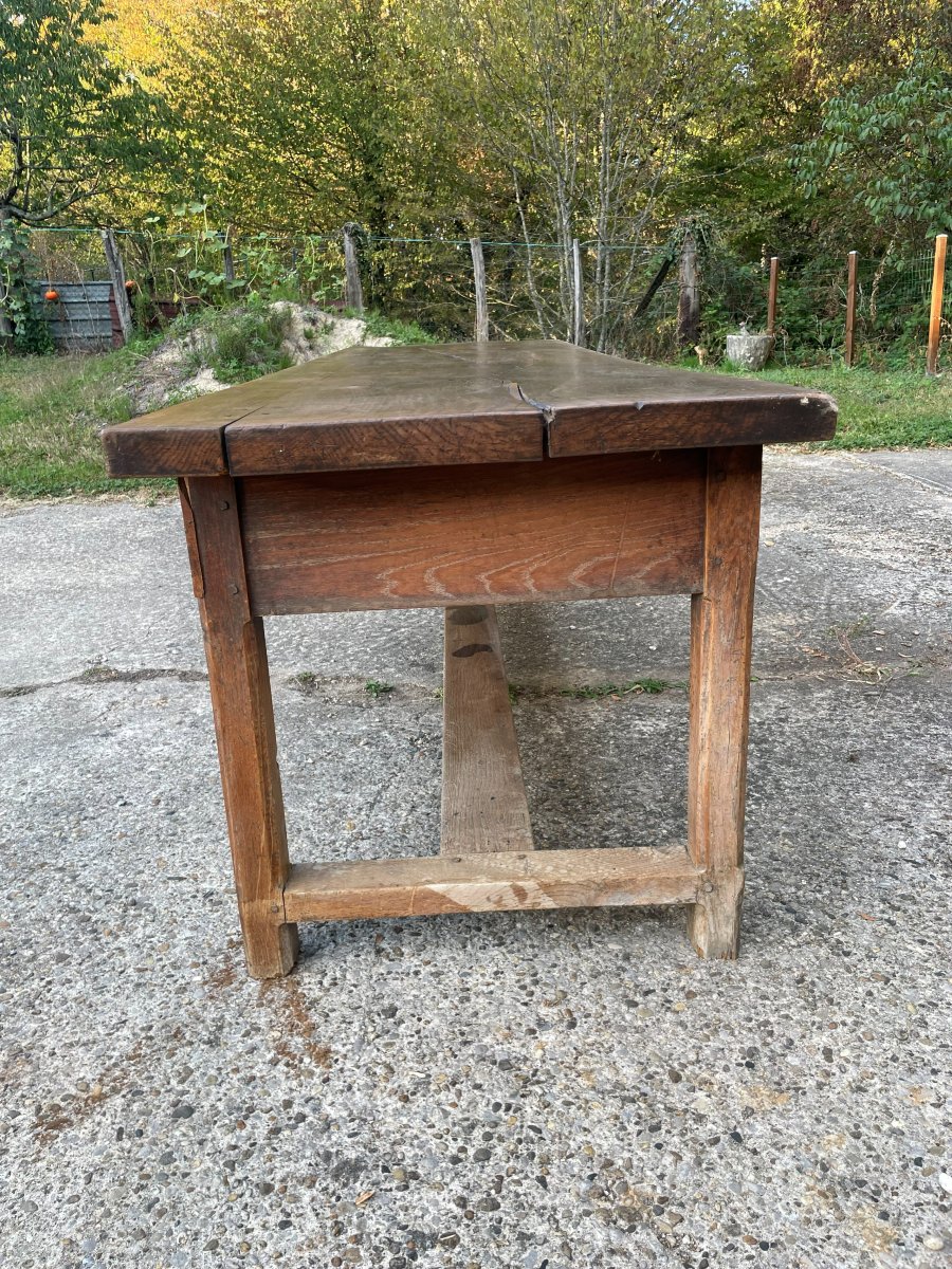 Farm Table And 2 Benches -photo-8