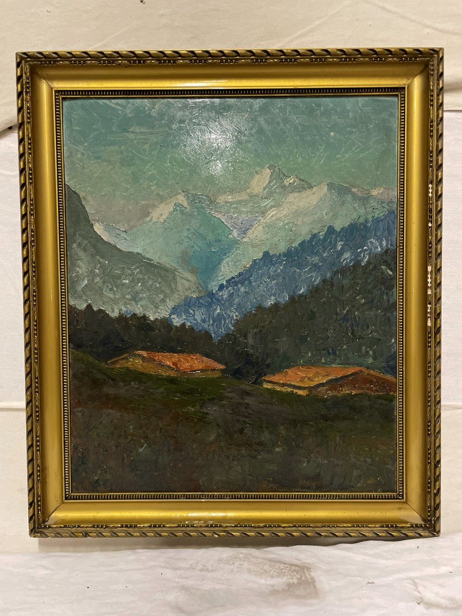 Table Of Mountains In The French Alps-photo-2