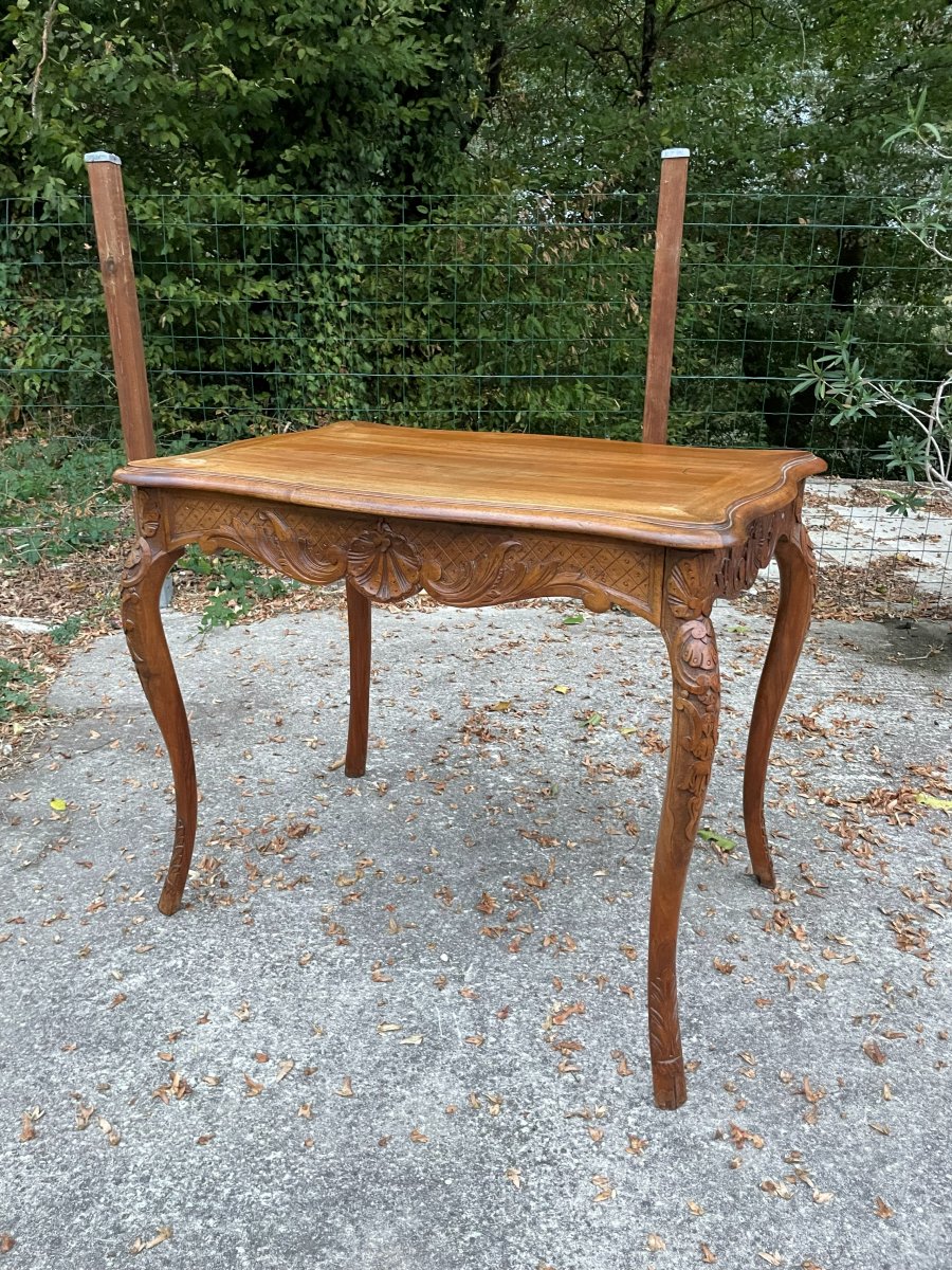 Table bureau ou desserte de salon Style Louis XV -photo-2