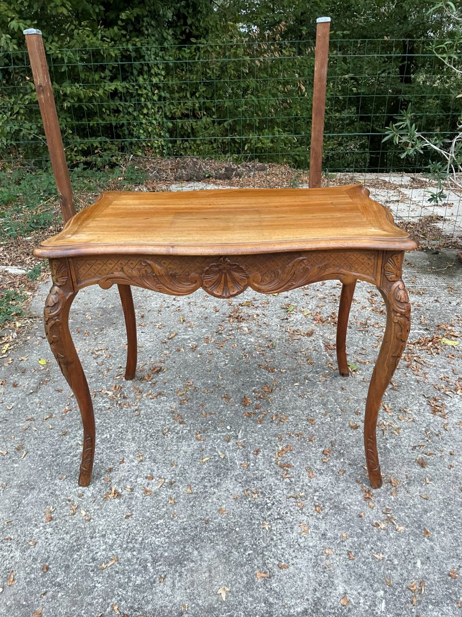 Table bureau ou desserte de salon Style Louis XV -photo-3