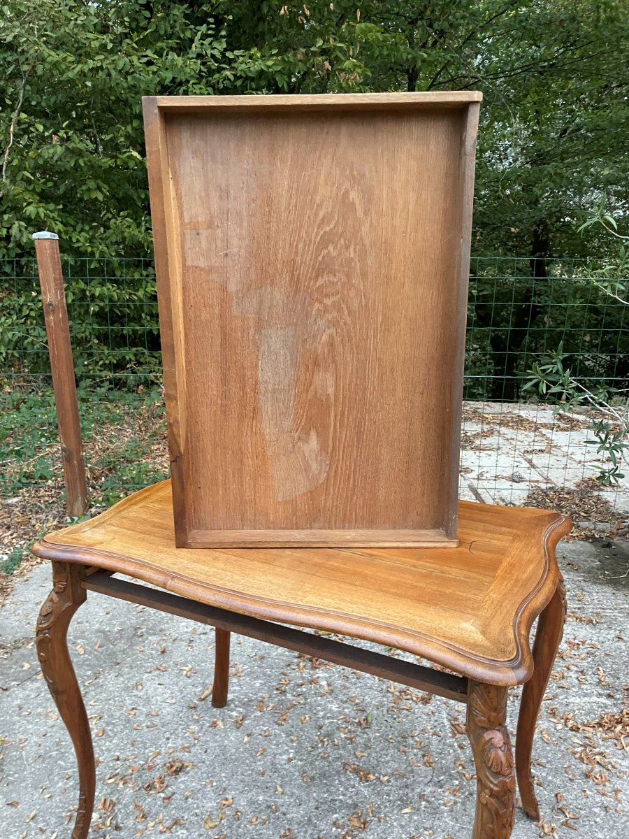 Table bureau ou desserte de salon Style Louis XV -photo-1