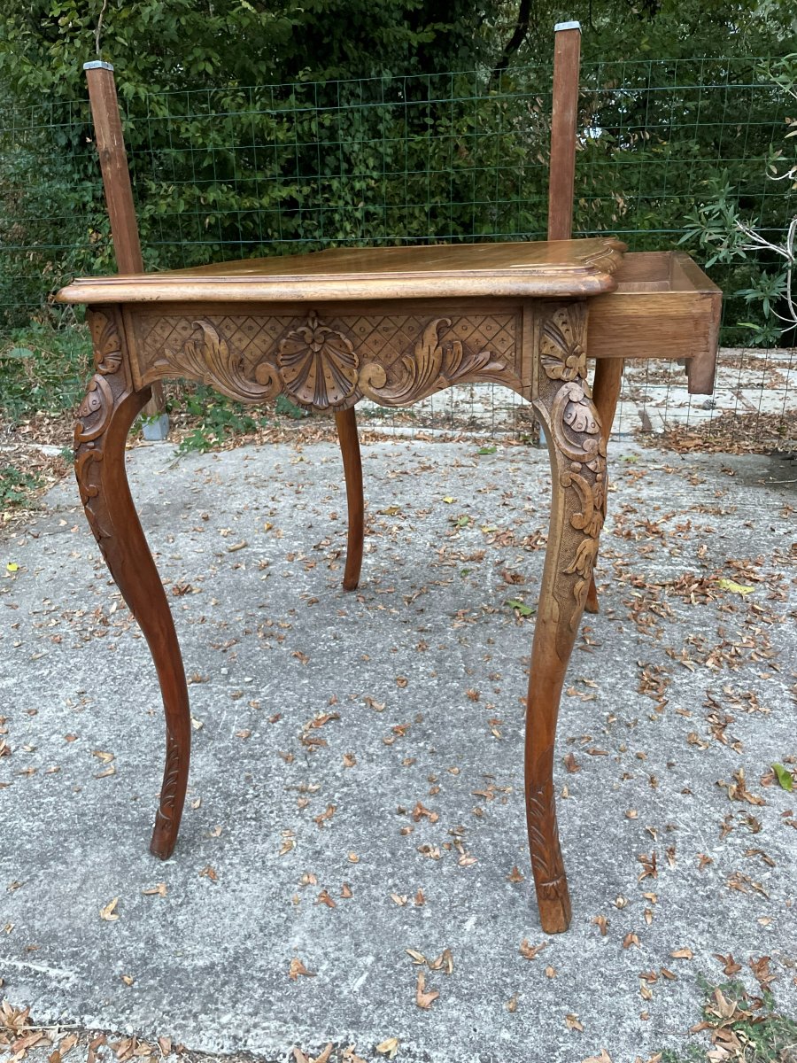 Table bureau ou desserte de salon Style Louis XV -photo-4