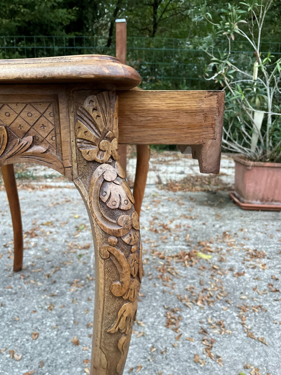 Table bureau ou desserte de salon Style Louis XV -photo-6