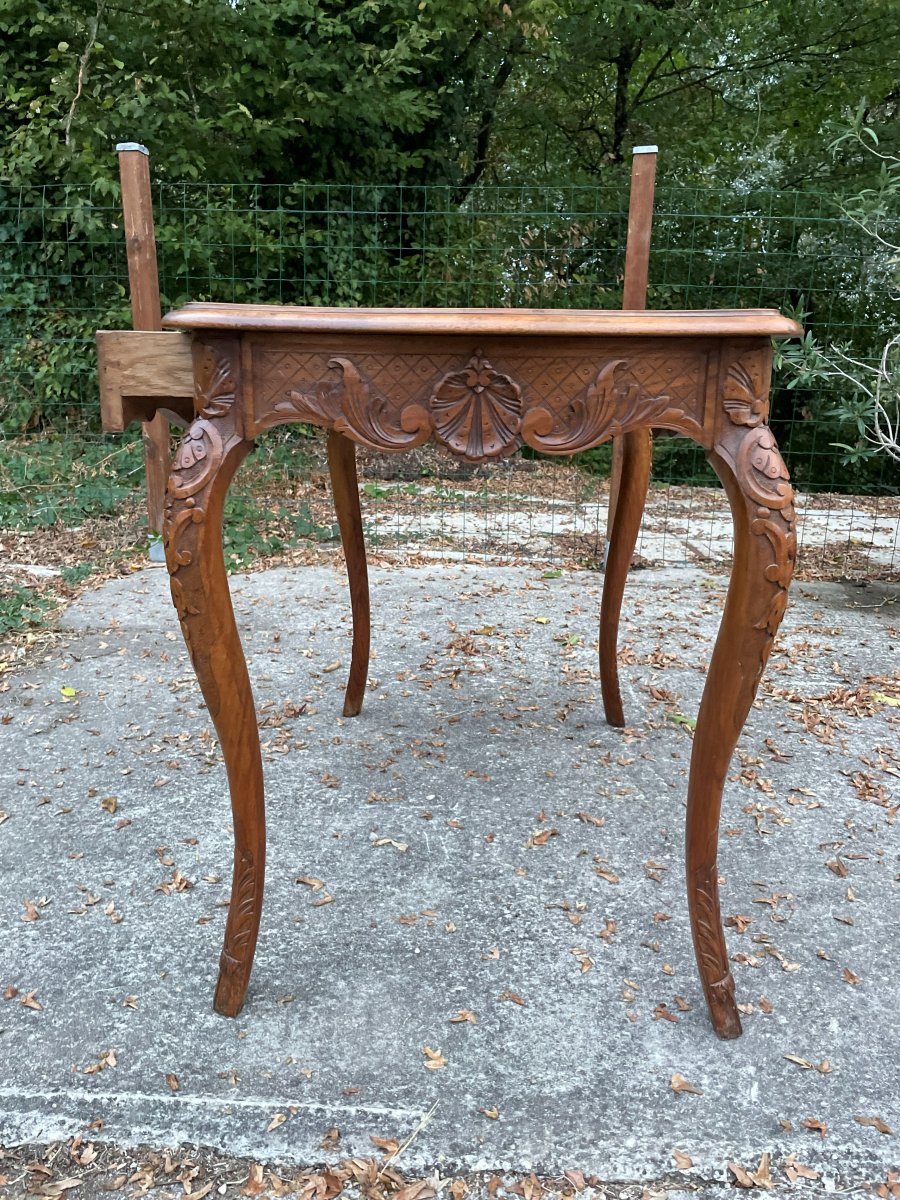 Table bureau ou desserte de salon Style Louis XV -photo-8