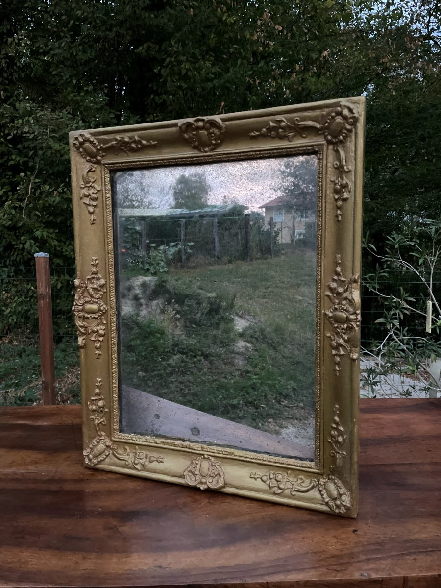 Miroir début 19ème de  63 cm  -photo-2