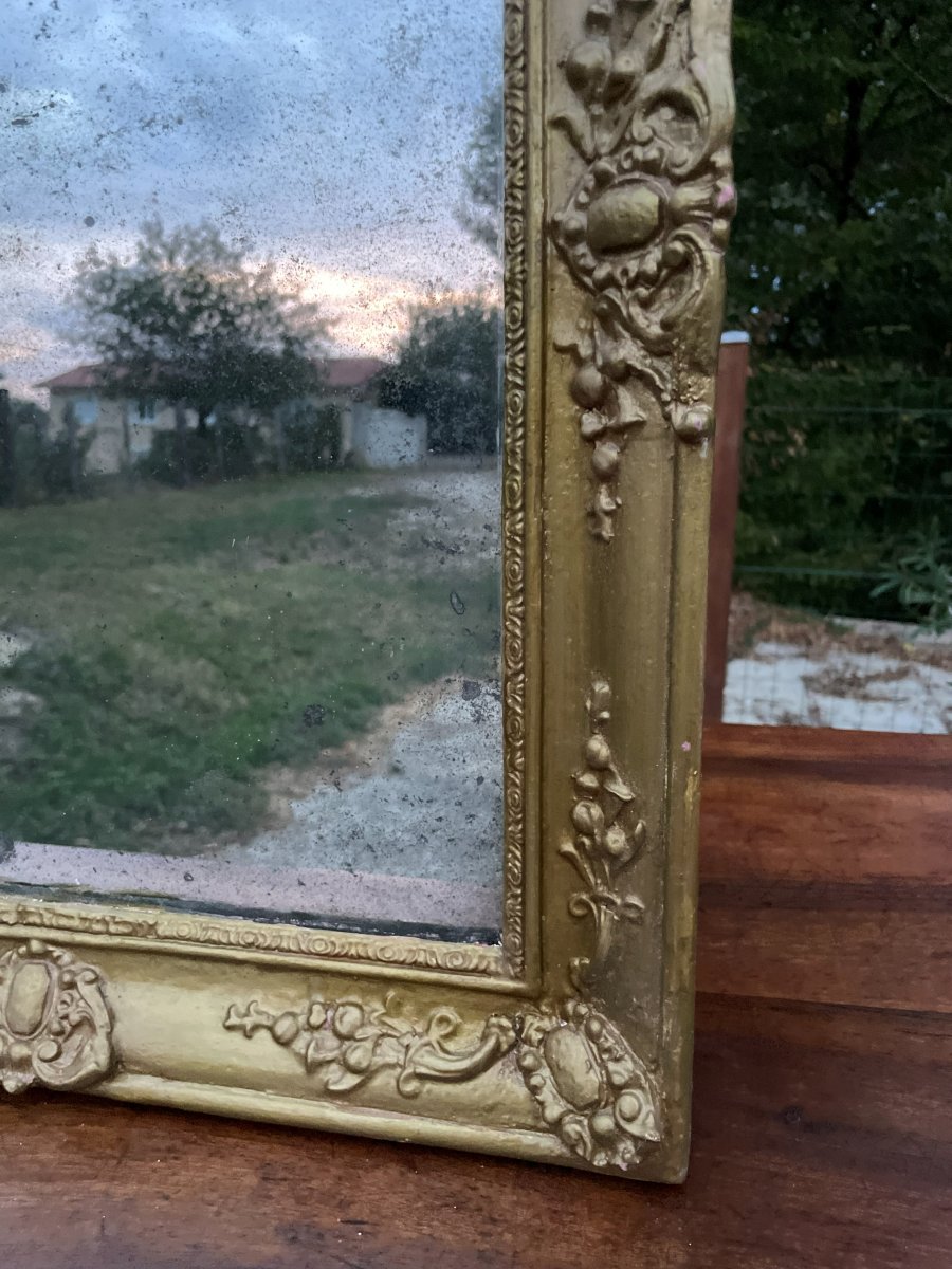 Miroir début 19ème de  63 cm  -photo-1