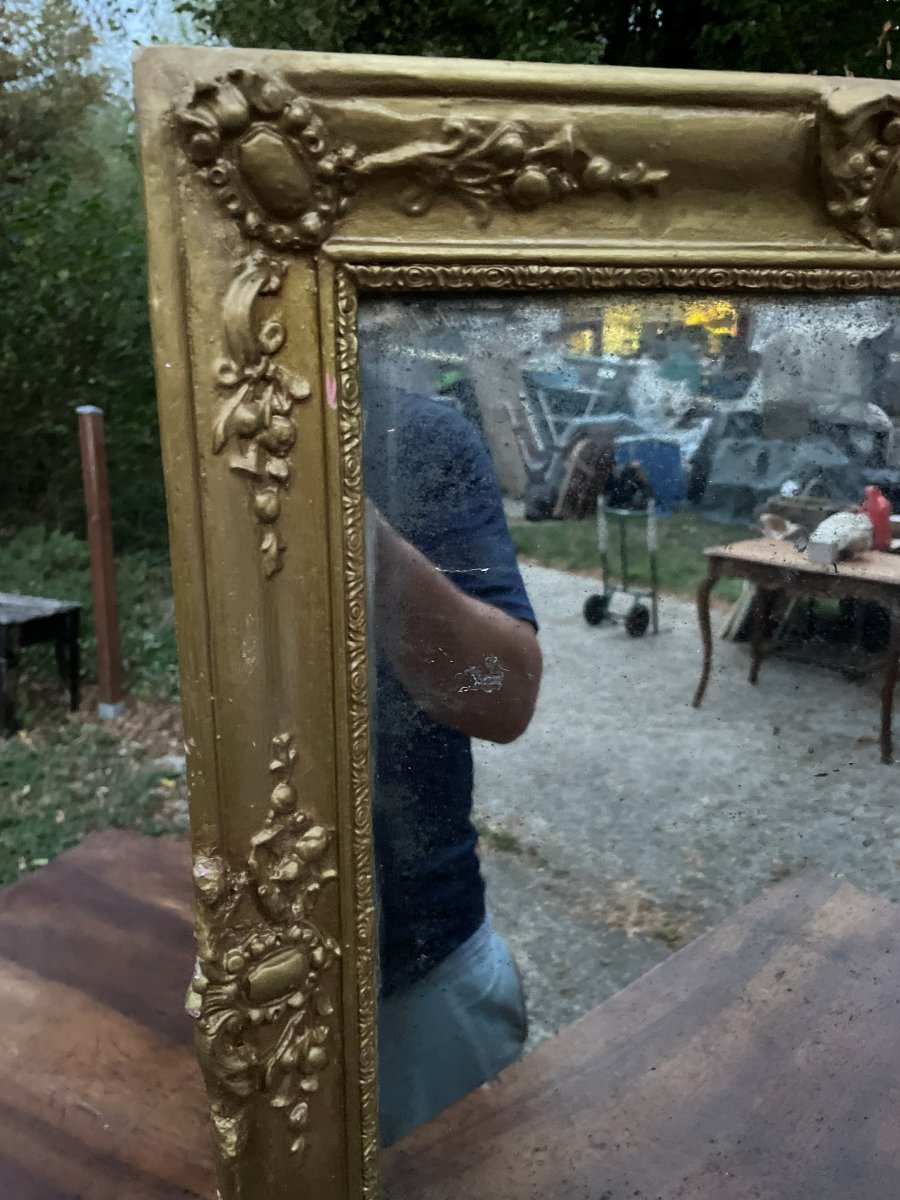 Miroir début 19ème de  63 cm  -photo-3