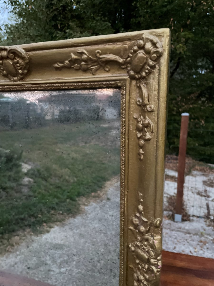 Miroir début 19ème de  63 cm  -photo-4