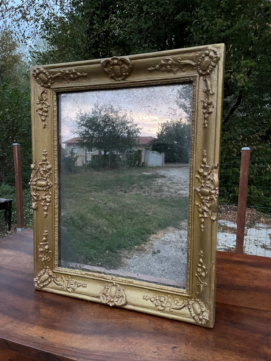 Miroir début 19ème de  63 cm  