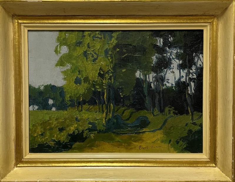 Painting &amp;quot;the Undergrowth,&amp;quot; Oil On Canvas 