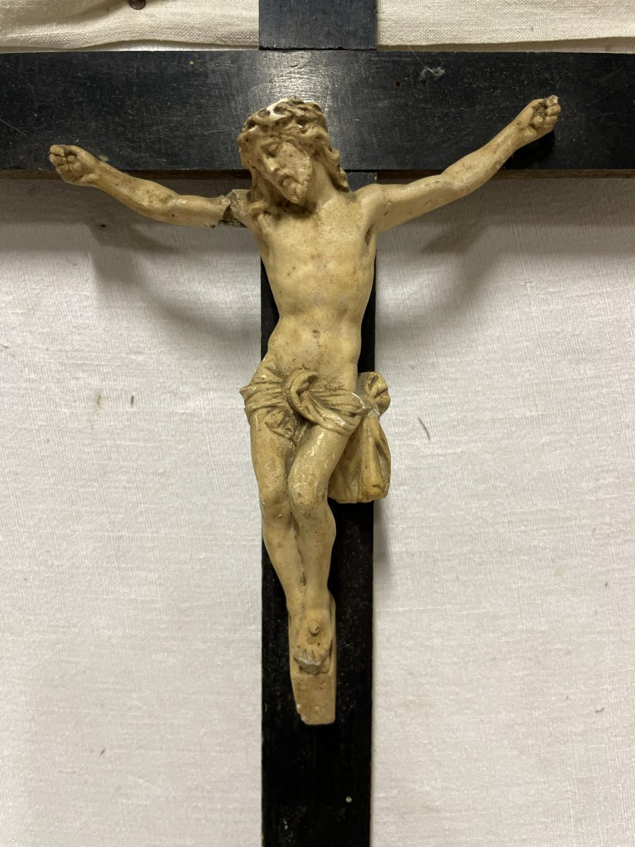 Jesus On The Cross, Plaster And Wood -photo-2