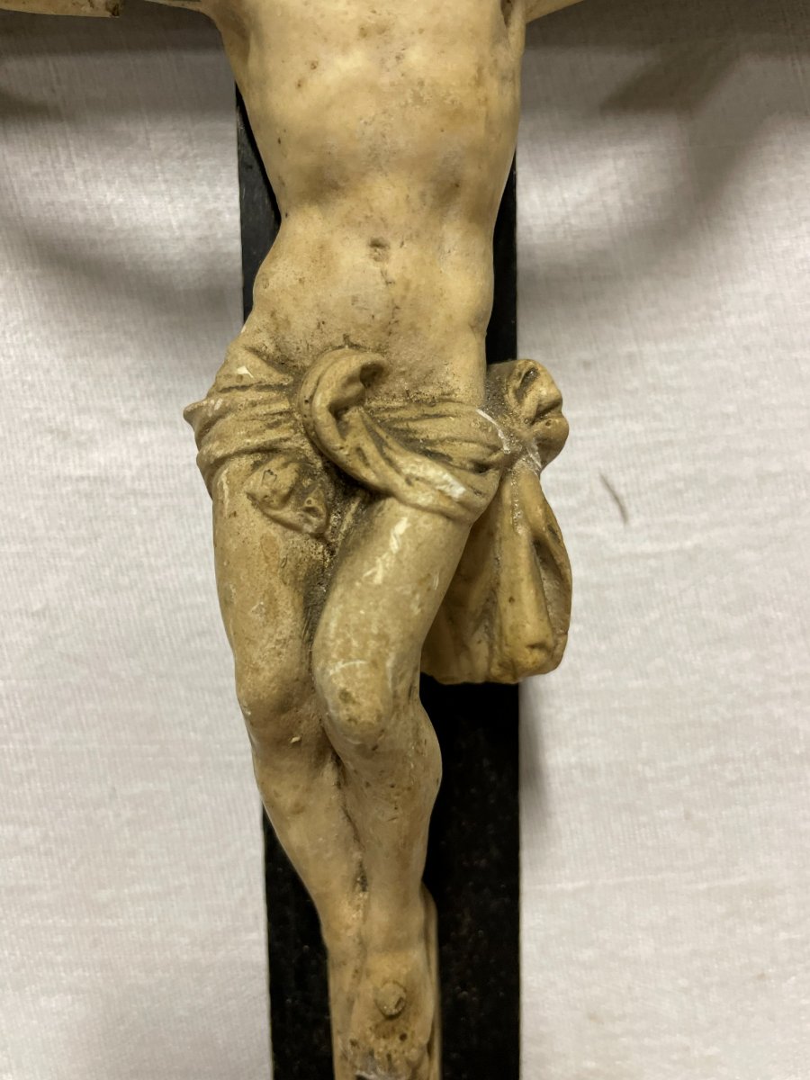 Jesus On The Cross, Plaster And Wood -photo-3