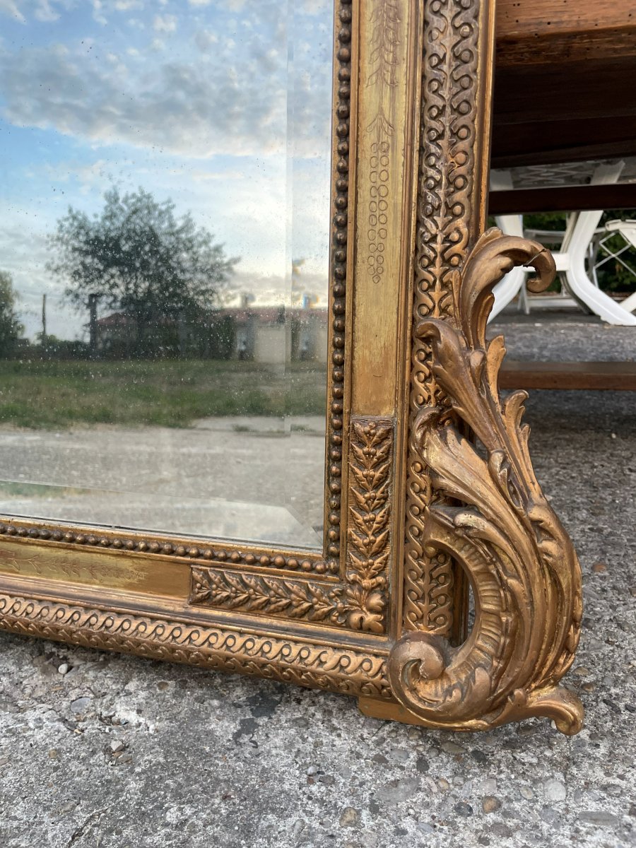 Gilded Fireplace Mirror -photo-3