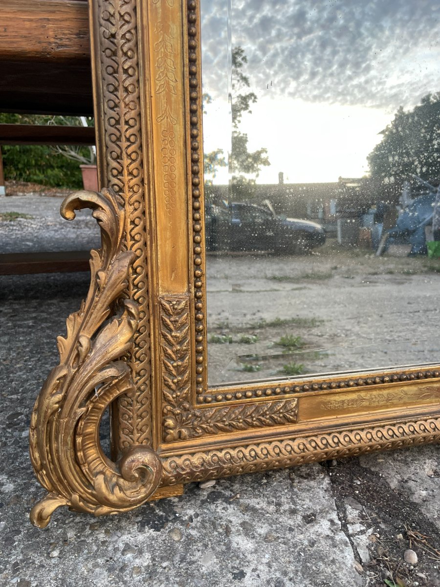 Gilded Fireplace Mirror -photo-1