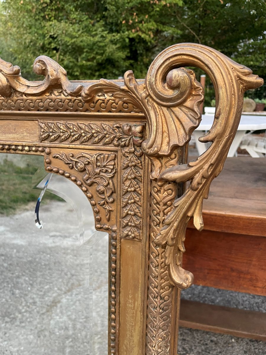 Gilded Fireplace Mirror -photo-2