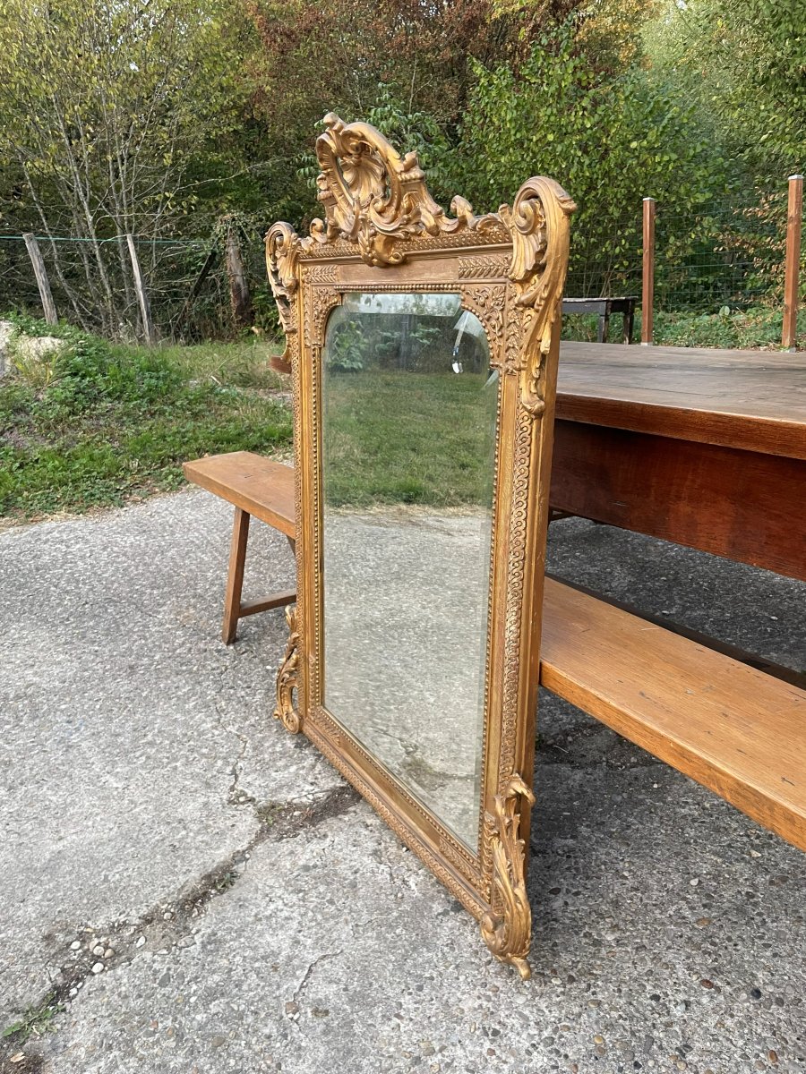 Gilded Fireplace Mirror -photo-5