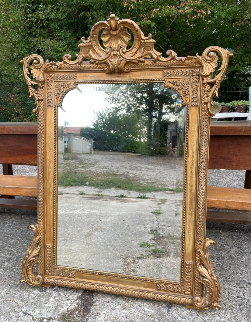 Gilded Fireplace Mirror 
