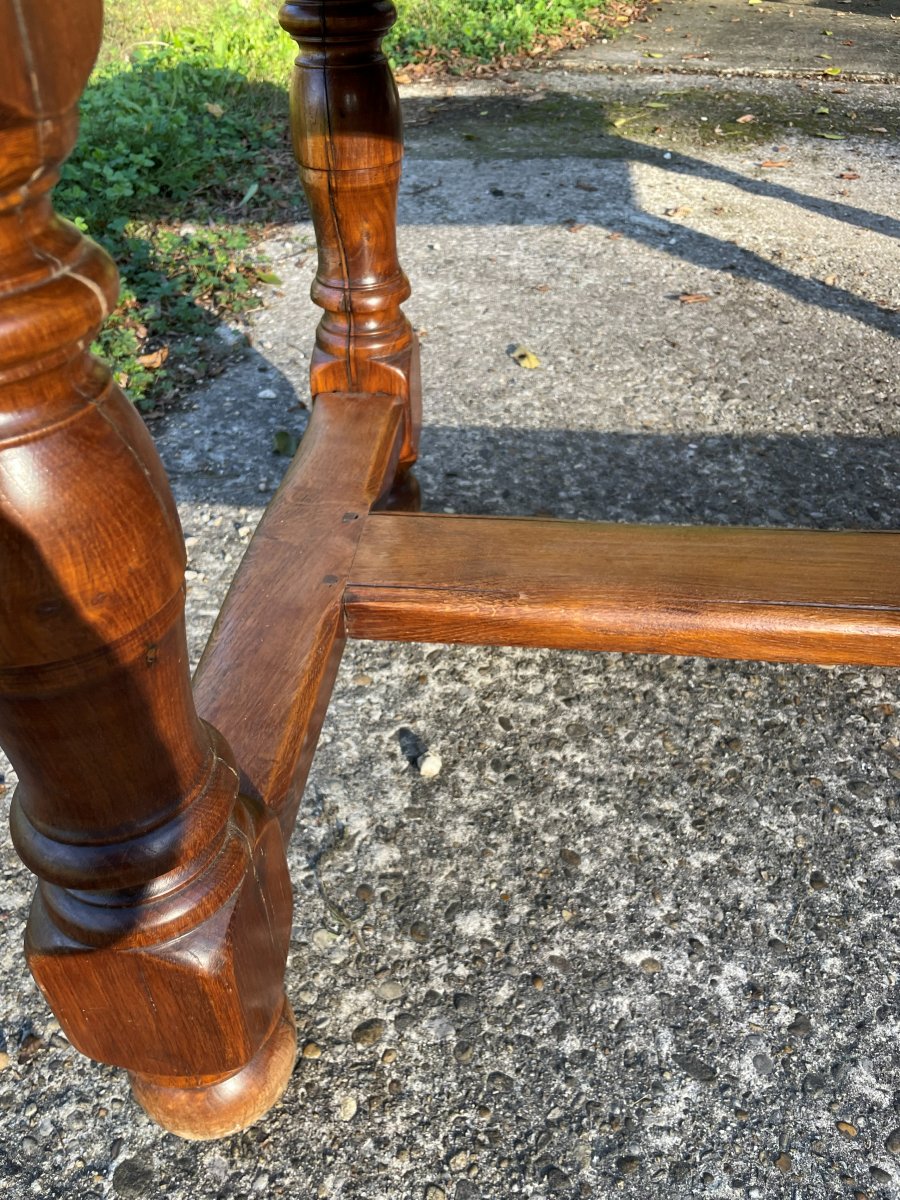 Solid Oak Farmhouse Table -photo-2