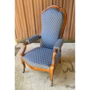 Good Condition 19th Century Voltaire Armchair With 4 Positions