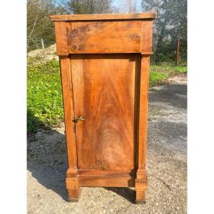 Walnut Directoire Bedside Table