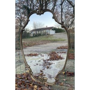 Louis XV Style Bronze Mirror