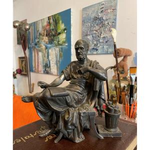 Sculpture " Le sénateur " 