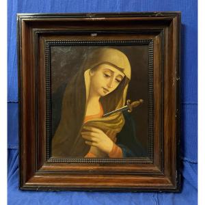 Painting On Zinc "portrait" 