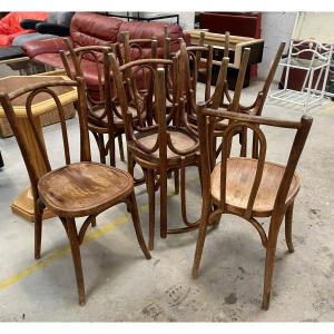 10 Bistro Chairs 1910-30 
