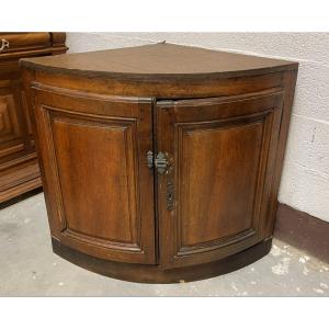 18th-century Corner Cabinet In Solid Wood