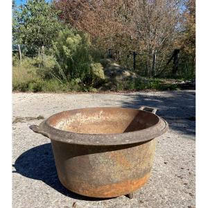 Chaudron à cochon en fonte 