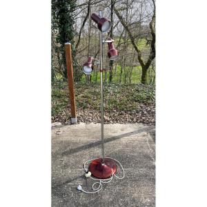 Lampadaire rouge en très bon état correct par Mr Light