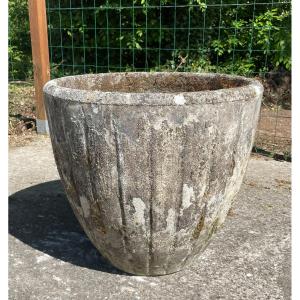 Cache pot en ciment composite 