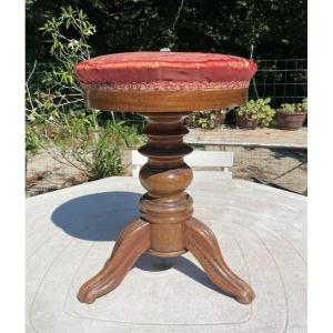 Tabouret de piano Louis Philippe