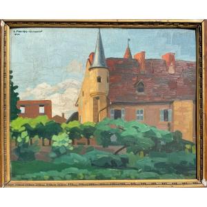 Tableau à l'huile de Lucien Ferrier-Jourdain 1897 - 1991