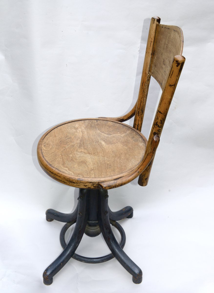 Chaise d'Usine Fischel Fin 19ème-photo-3