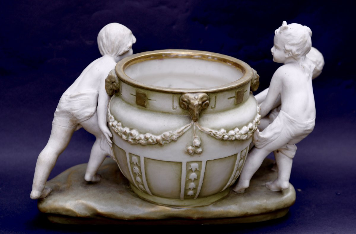 Amphora Turn Teplitz Coupe Céramique Art Nouveau-photo-2