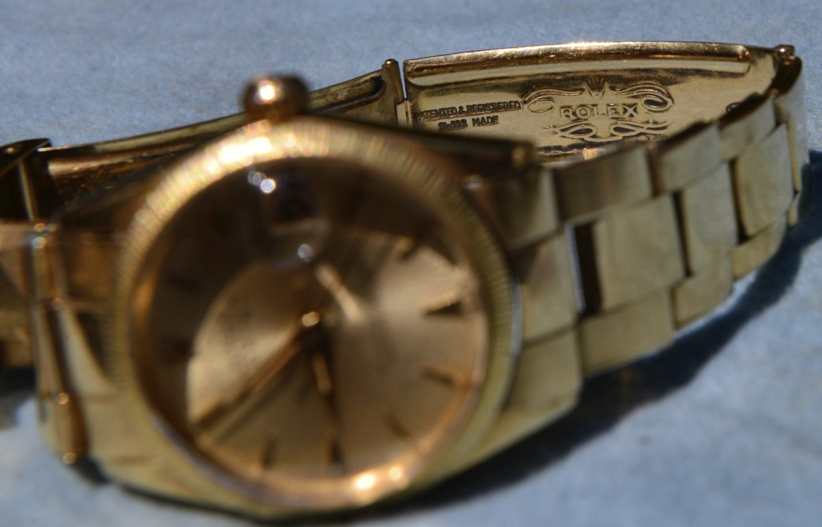 Rolex Oyster Perpetual Date Or Jaune vers 1965-photo-2