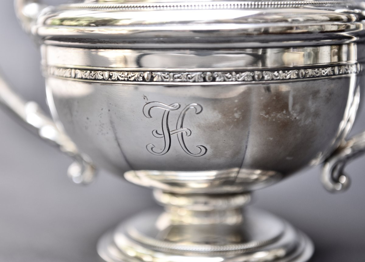 Towle Sterling "lady Constance" 1924 Sterling Silver Sugar Bowl-photo-2