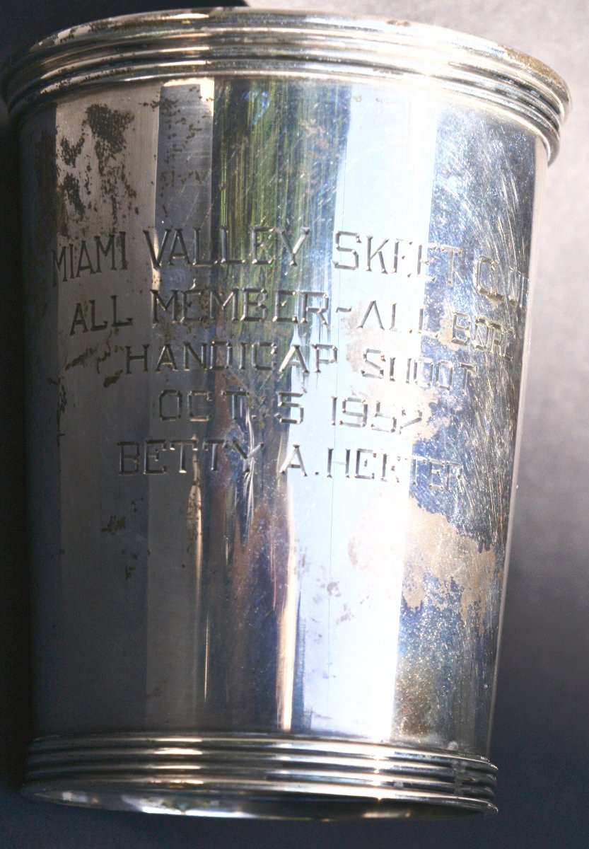 6 Silver Julep Cups By International Sterling Circa 1950, Total Weight 780gr-photo-2