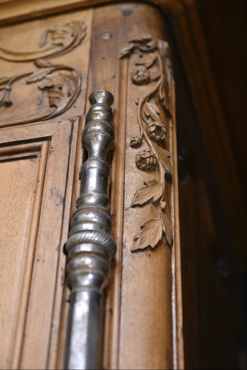 Armoire de Mariage Lyionnaise XVIIIème en Noyer-photo-6