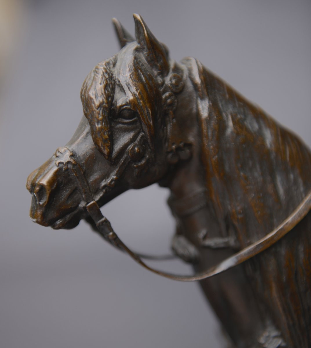 Gallic Horseman Or Chief On Horseback Bronze By Emmanuel Frémiet By Barbedienne, Late 19th Century-photo-4