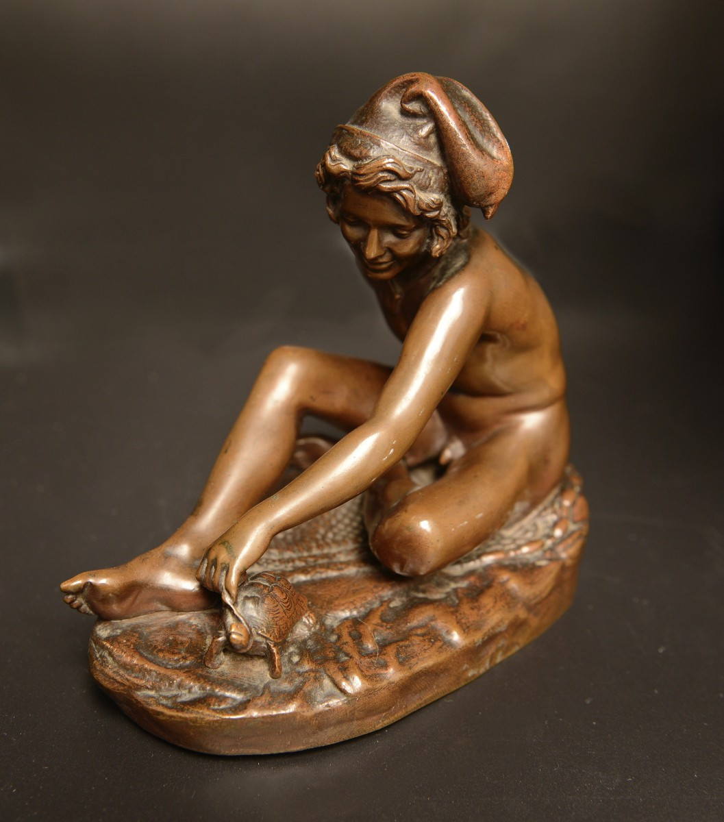 F. Barbedienne 'le Petit Pêcheur Napolitain"