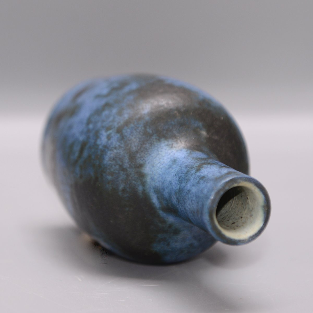 Jacques Blin, Small Enameled Ceramic Vase Circa 1950-60-photo-3