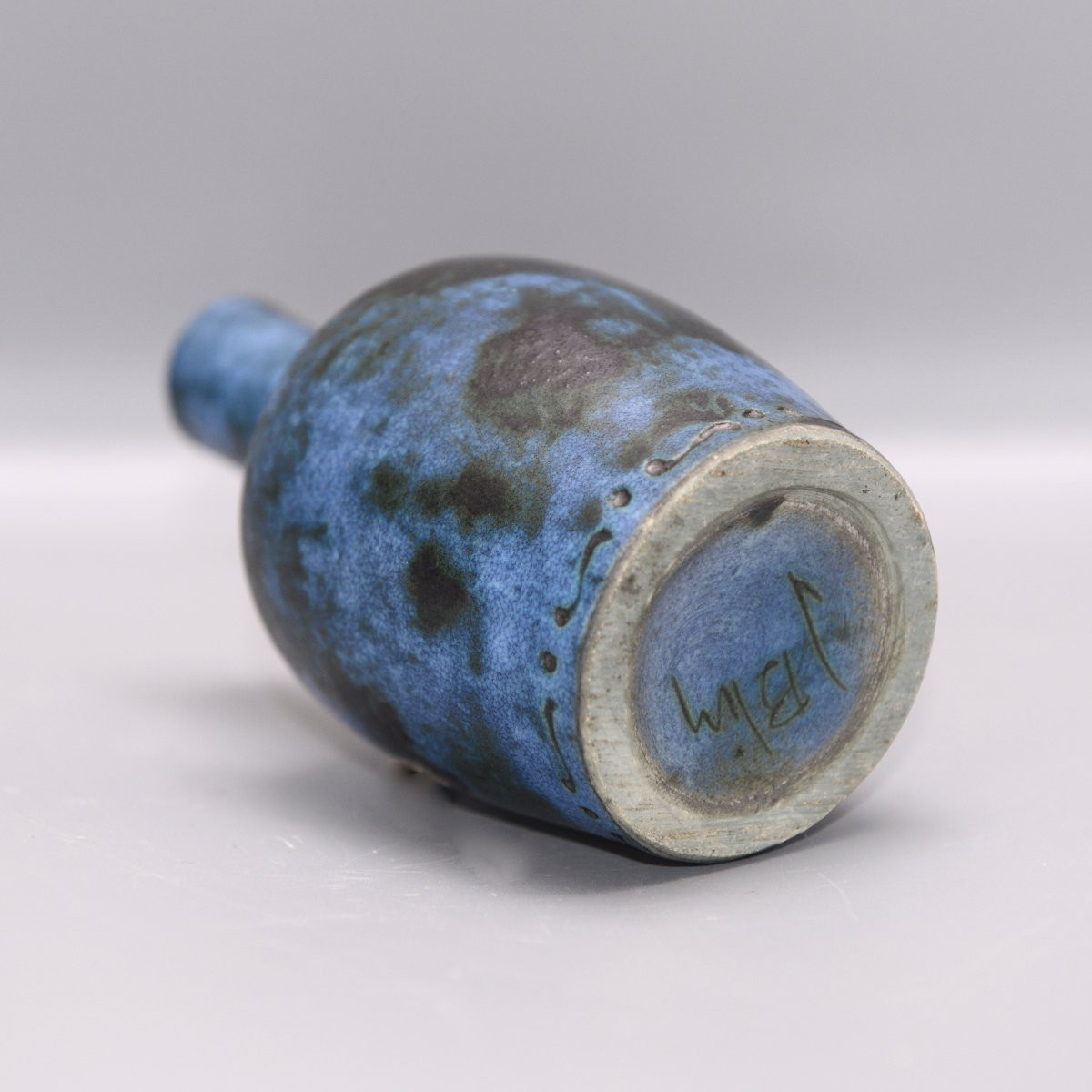 Jacques Blin, Small Enameled Ceramic Vase Circa 1950-60-photo-4