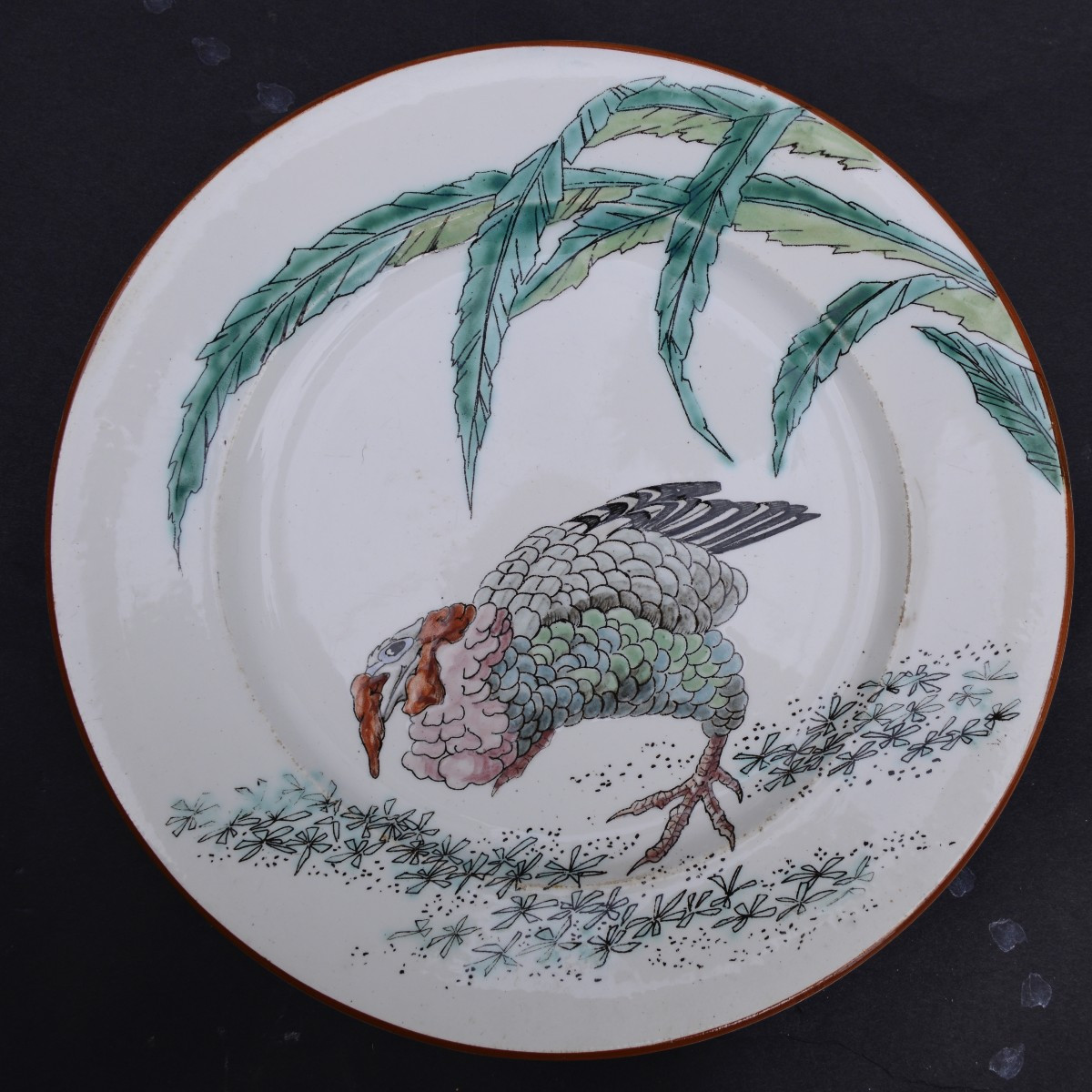 Old Man Plate Series Of Large Animals After Millet 19th