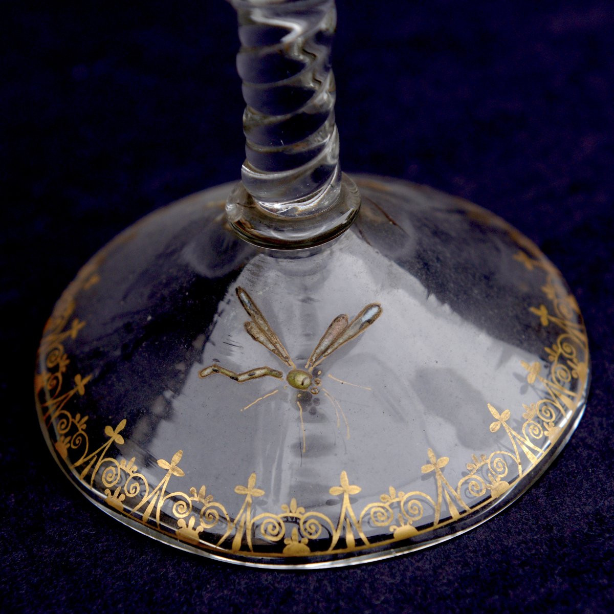 Emile Gallé, 8 Verres émaillés de la Cristallerie vers 1871-1876-photo-5