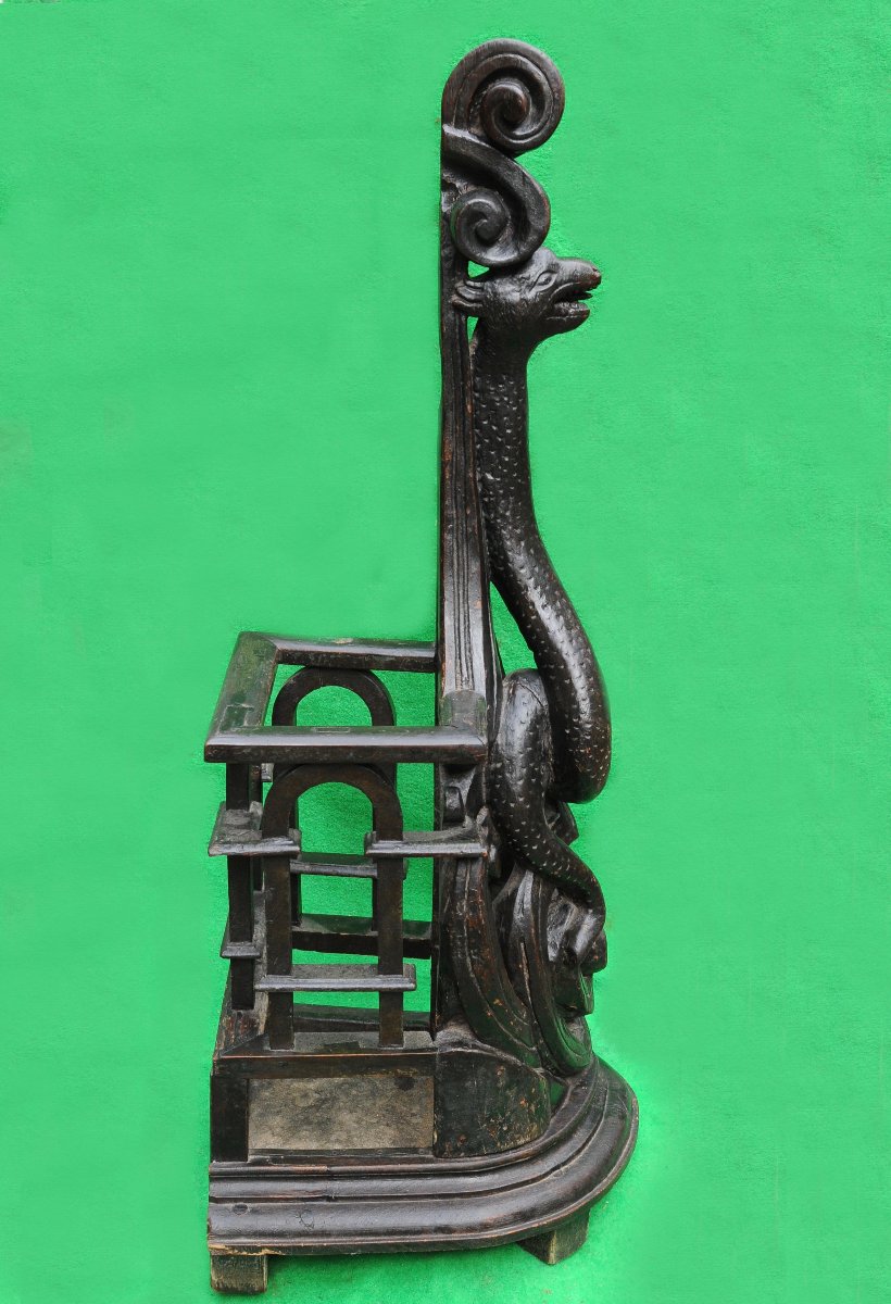 Serpent Walking Stick Or Umbrella Holder, 19th Century-photo-3
